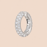 Disco Cuff in White Gold