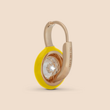Ribbon Drop Earrings in Canary Yellow