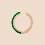 Carousel Cuff in Kelly Green