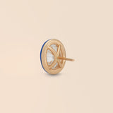 Oval Studs in Cobalt Blue