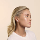 Oval Studs in Pale Peach