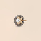 Round Studs in Lunar Rhodium