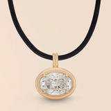 Oval Necklace in Yellow Gold
