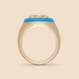 Pinky Ring in Powder Blue
