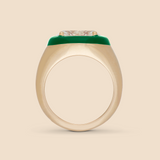 Pinky Ring in Kelly Green