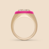 Pinky Ring in Hot Pink