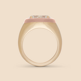 Pinky Ring in Pale Peach