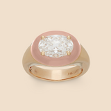 Pinky Ring in Pale Peach