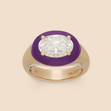 Pinky Ring in Royal Purple