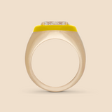 Pinky Ring in Canary Yellow