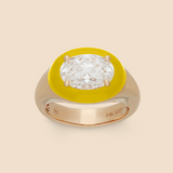 Pinky Ring in Canary Yellow