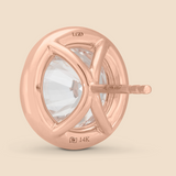 Round Super Studs in Rose Gold