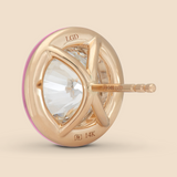 Round Super Studs in Baby Pink