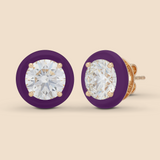 Round Super Studs in Royal Purple